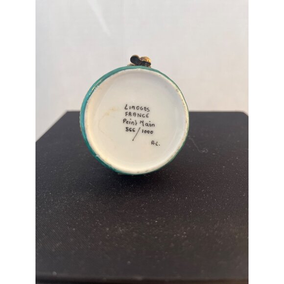 Limoges France 12 Days of Christmas Partridge in Pear Tree Trinket Box - Picture 6 of 7